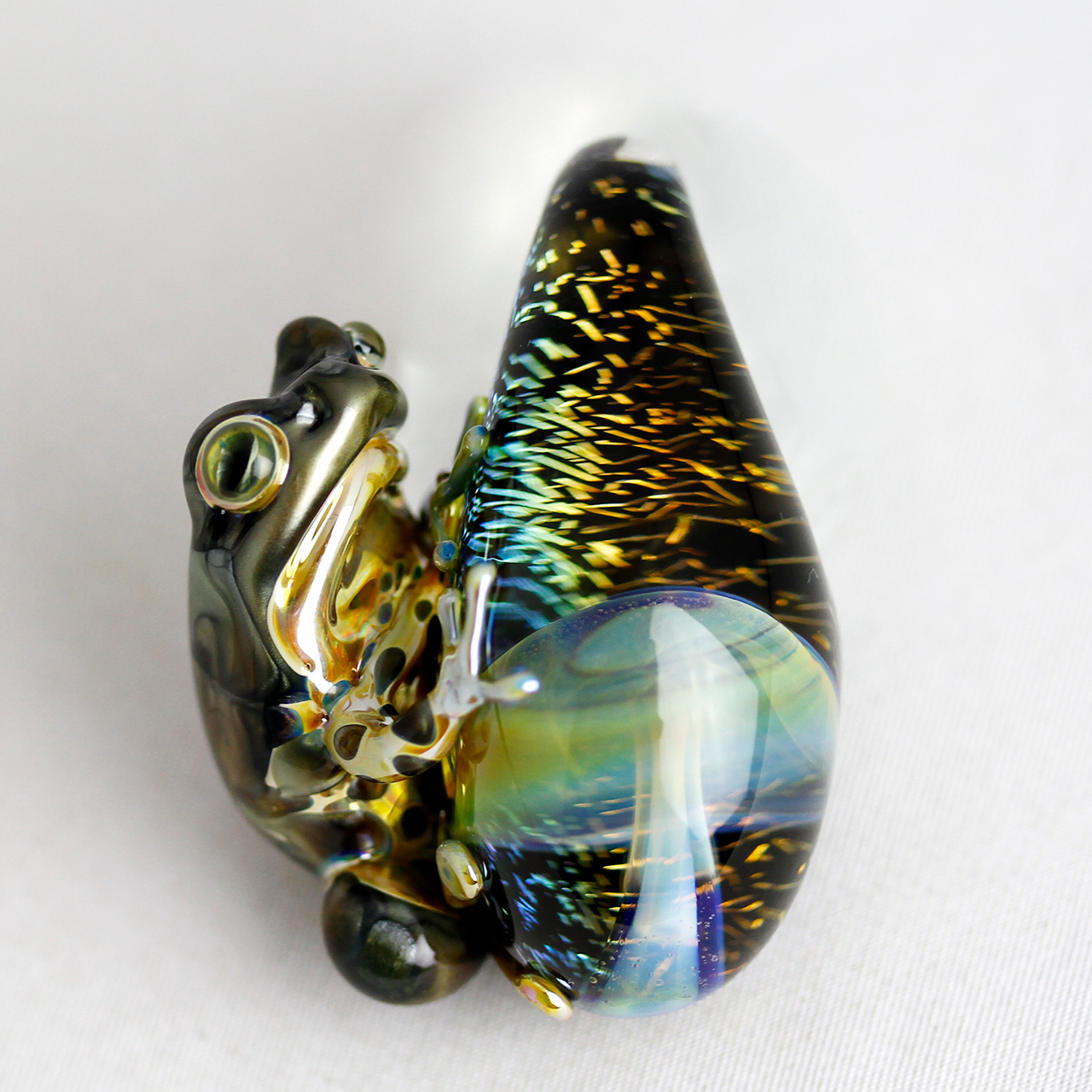 麻覇王（mahao）[ガラス,カエル,シルバー,ネックレス,ブレスレット]