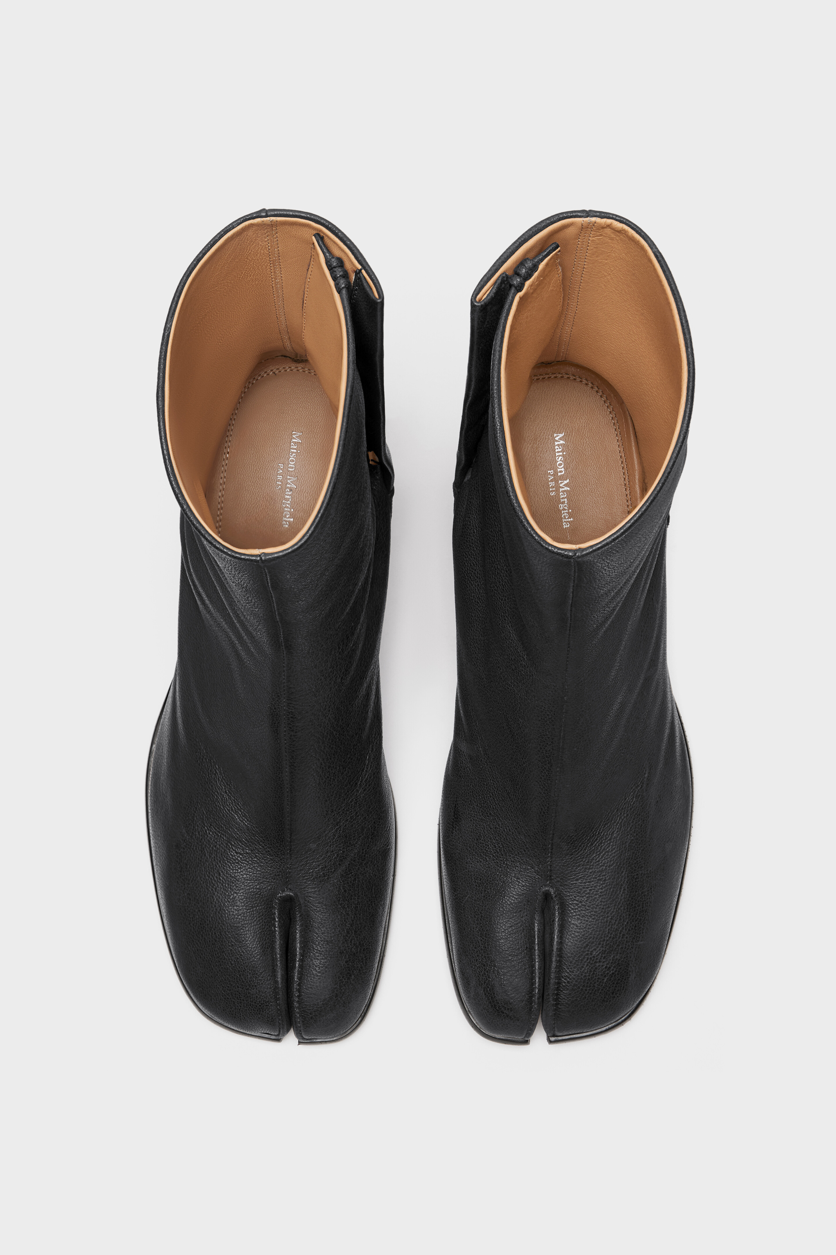 Tabi Leather Ankle Boots Nutmeg | Maison Margiela