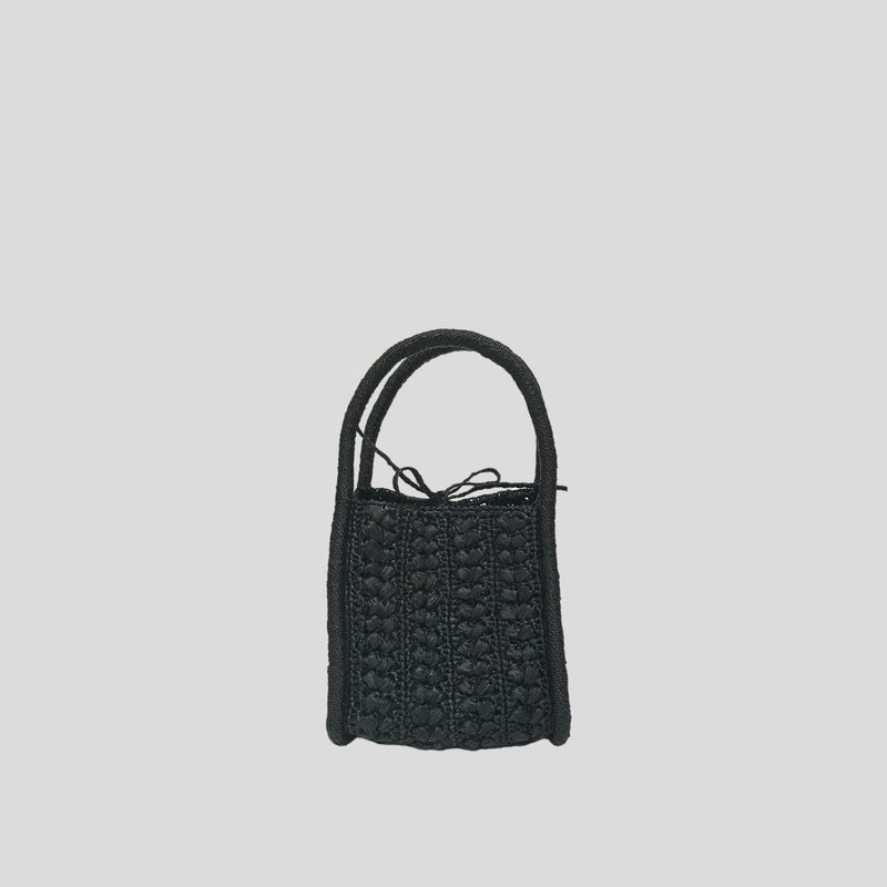MAISON N.H PARIS [メゾンエヌアッシュパリ] - ZELDA Raffia Mini Tote Bag