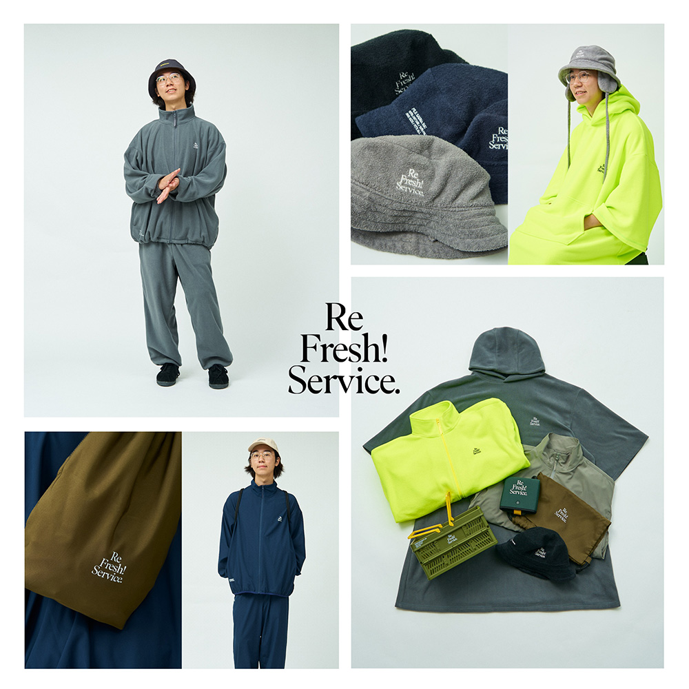 FreshService / 新作アイテム入荷 “FLEECE TRACKSUIT” and more