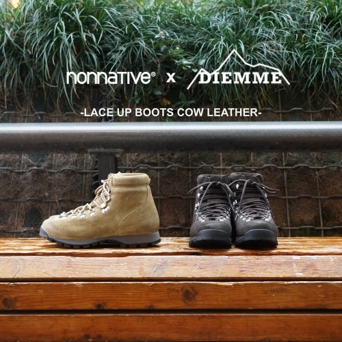 nonnative “EXPLORER LACE UP BOOTS COW LEATHER by DIEMME