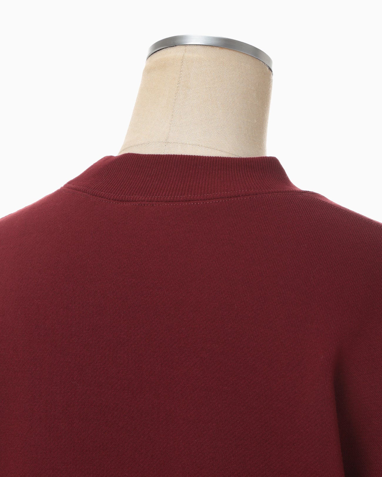 Floral Motif Embroidered Sweatshirts - bordeaux - Mame Kurogouchi