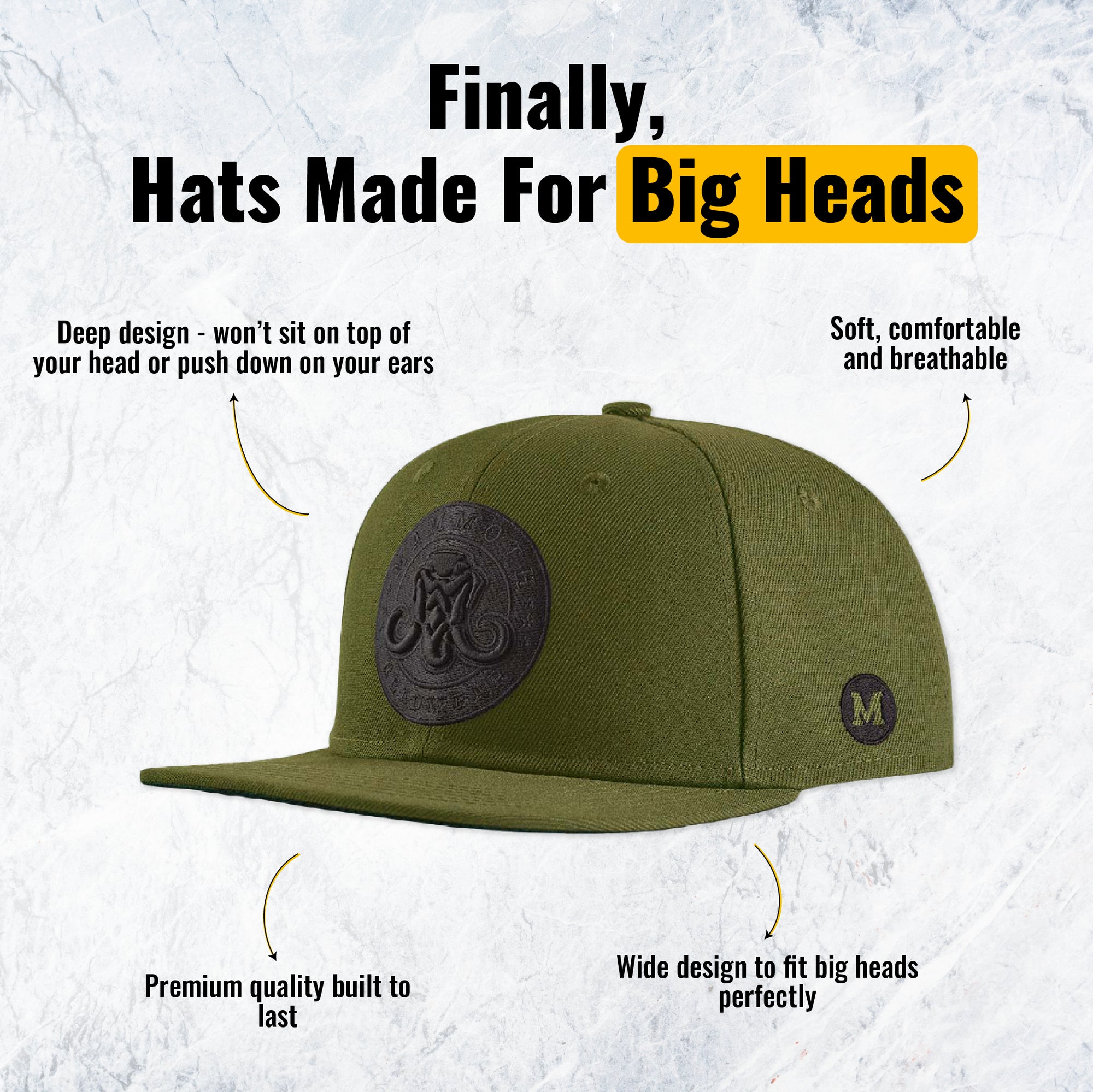 Olive Classic Snapback: Stylish Limited Edition