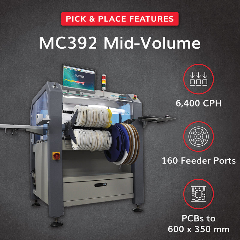 MC392 SMT Pick and Place Machine | Flexible PCB Assembly