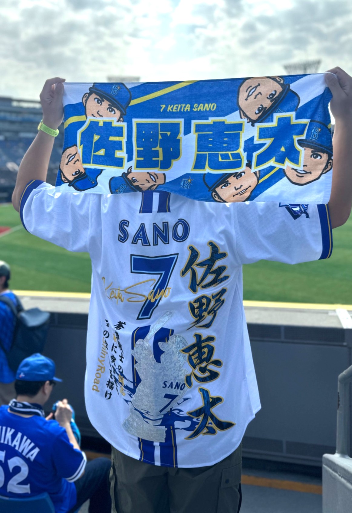 ベイスターズ佐野恵太選手。 – お客様の声 – 刺繍専門店 真野ししゅう