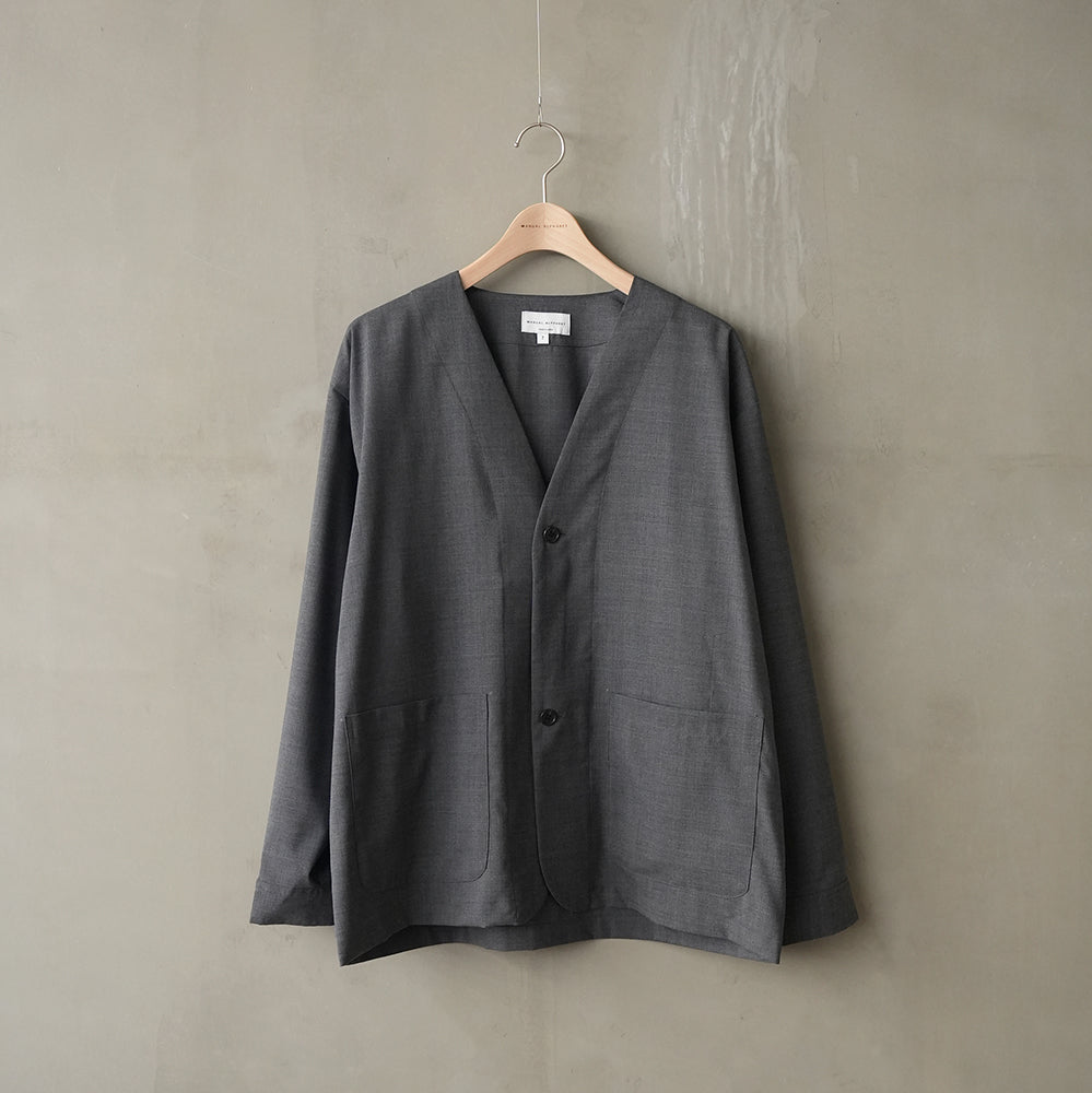 T/W NO COLLAR JACKET – MANUAL ALPHABET ONLINE STORE