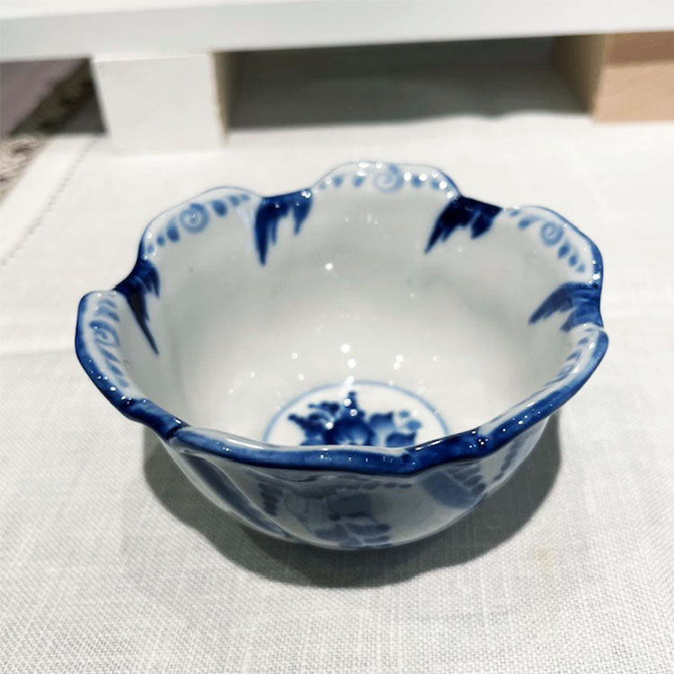 ロシア雑貨店マリンカ / グジェリ陶器 ジャム入れ小鉢gz206