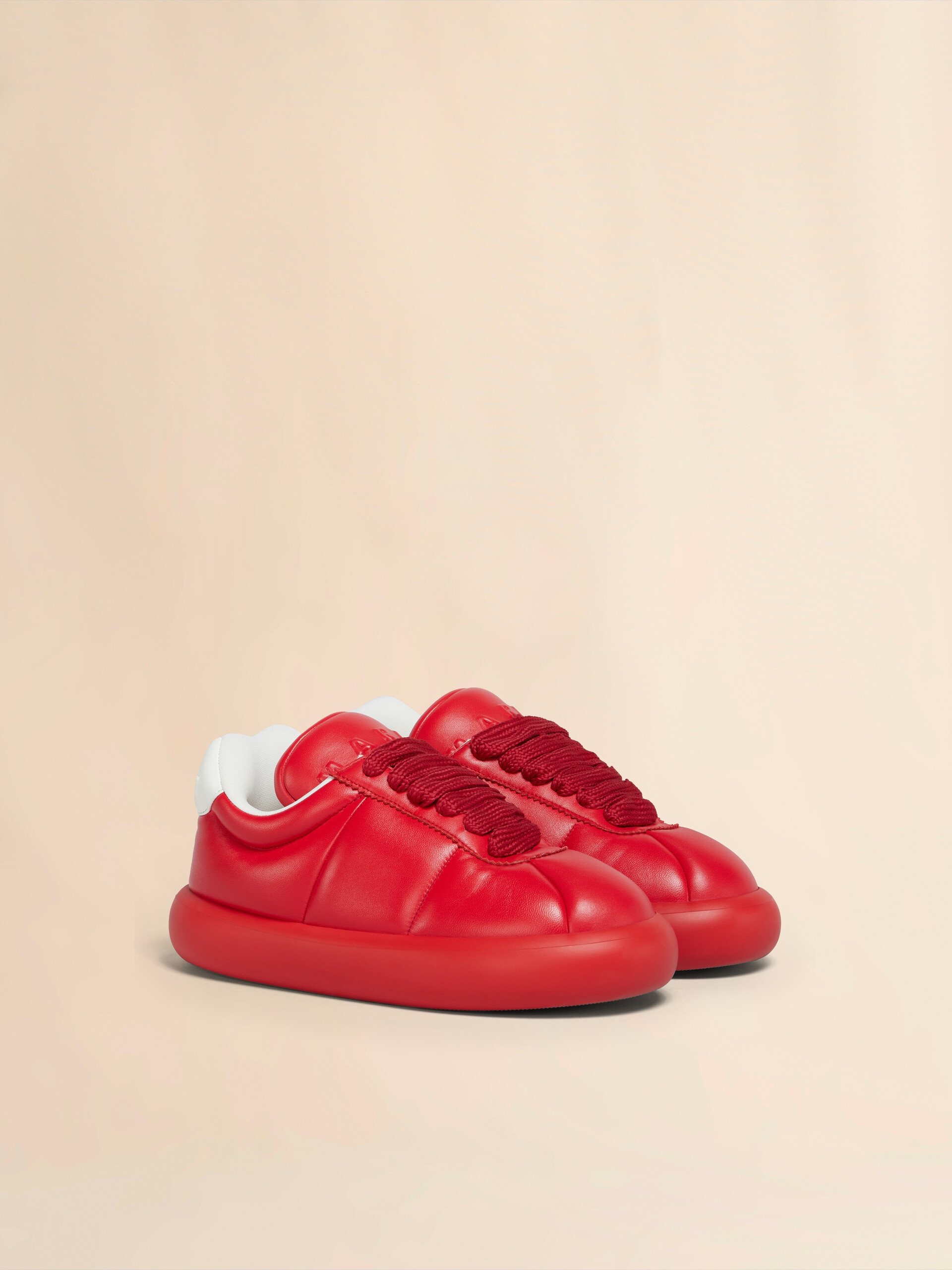 Red leather BigFoot 2.0 sneaker | Marni