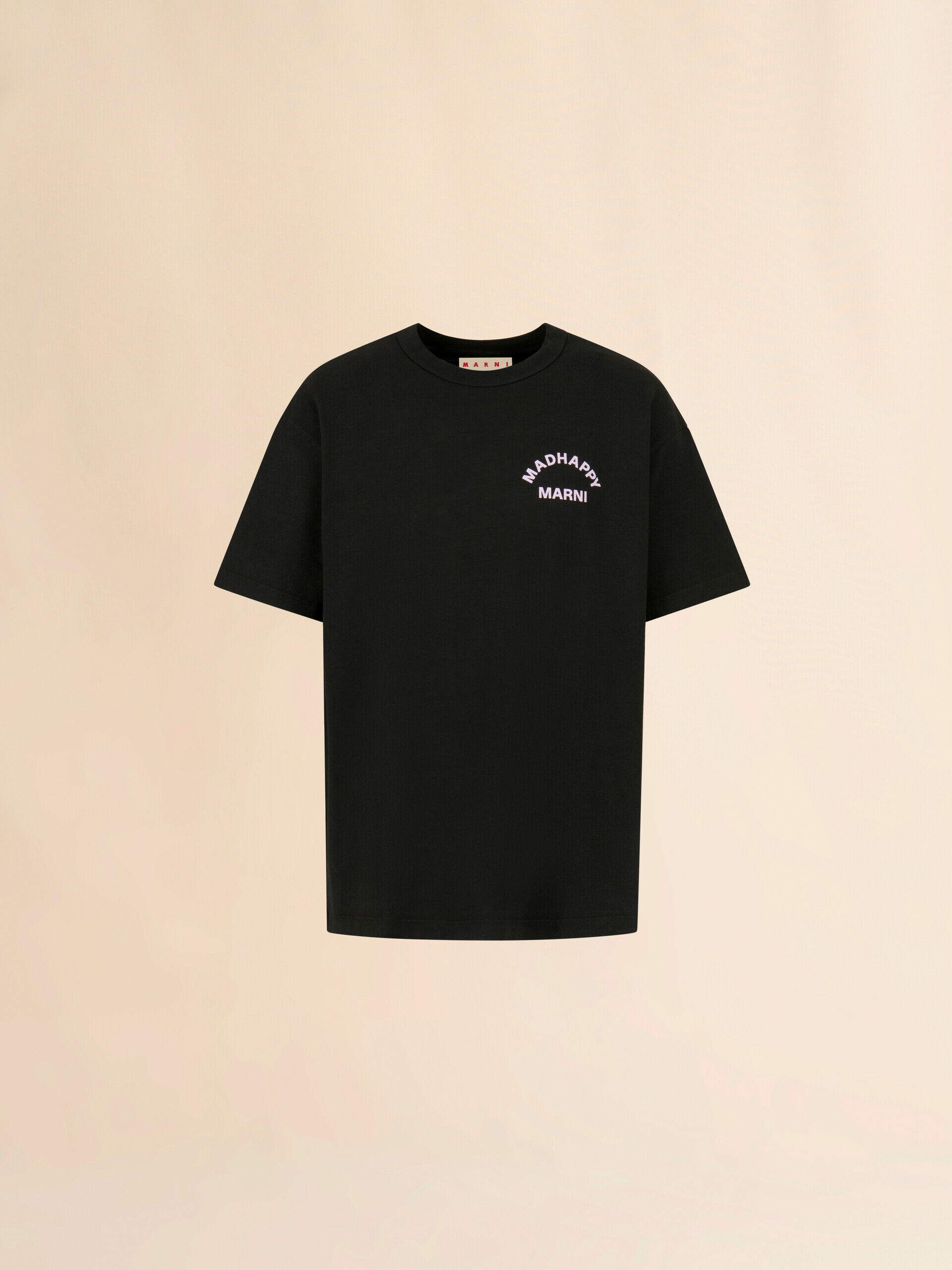 Marni + Madhappy ブラック コットンTシャツ アニマルプリント | Marni