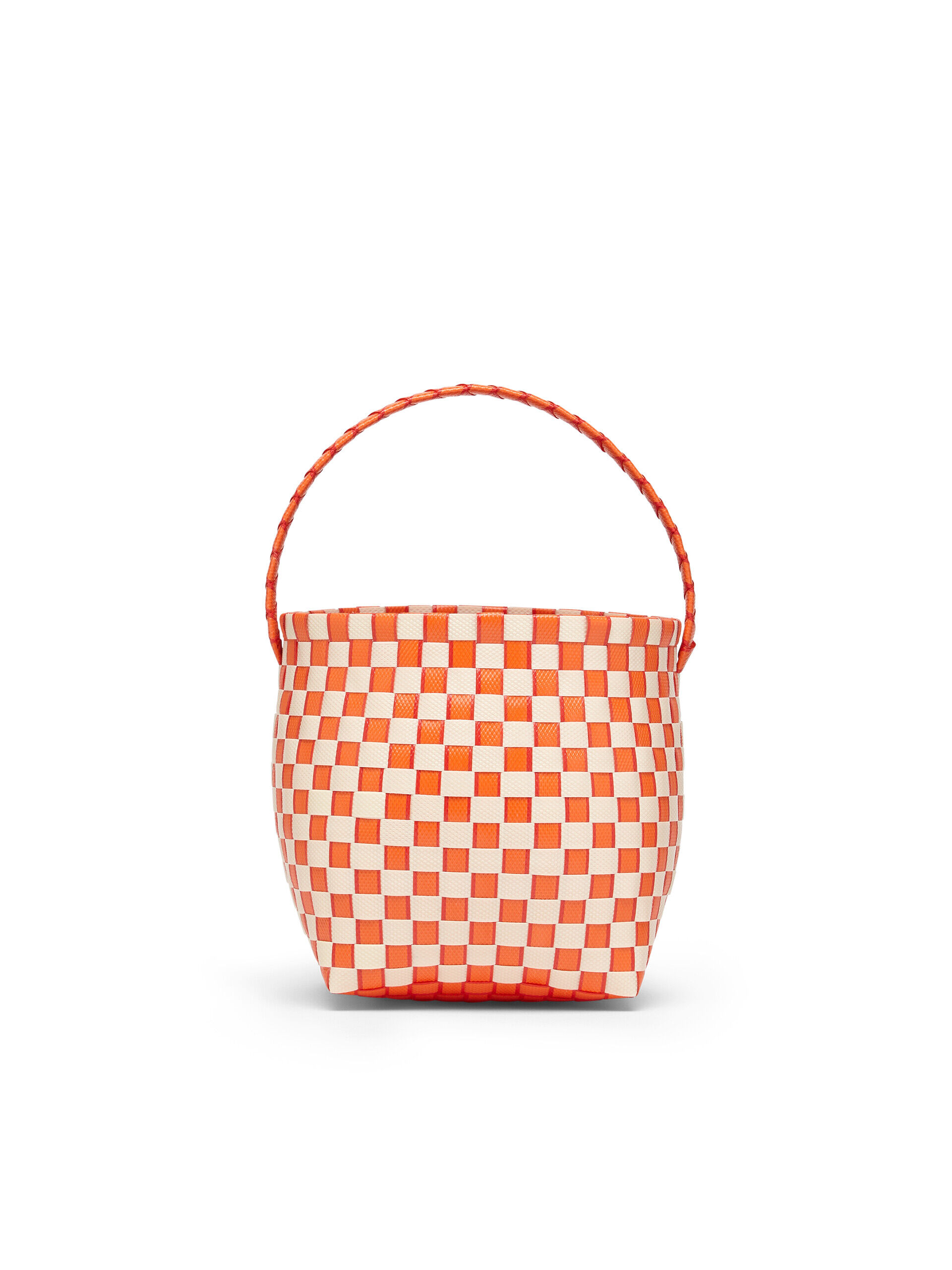 オレンジ ウォーブン素材製 MARNI MARKET POD BASKETバッグ | Marni