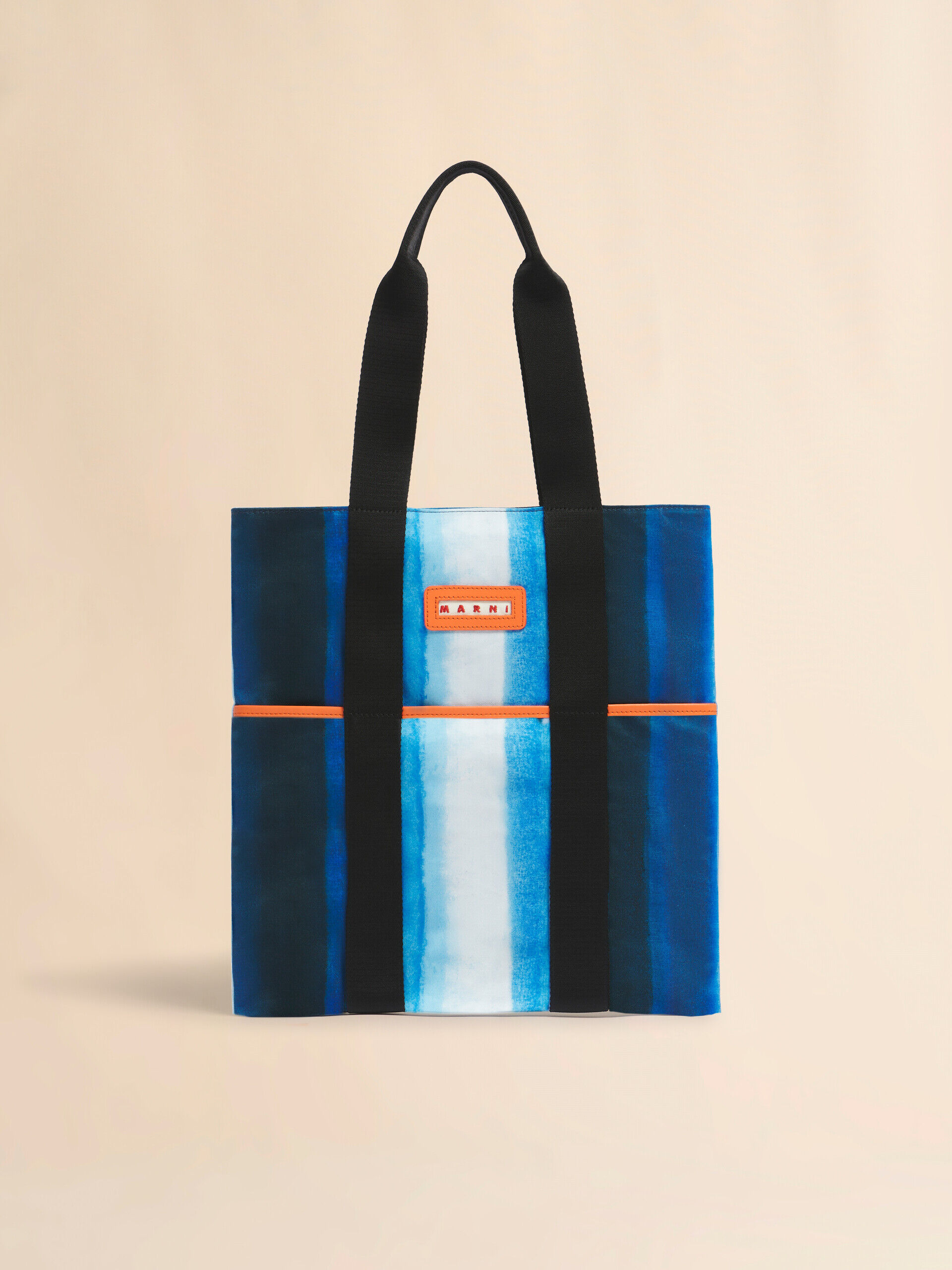 Blue cotton tote bag | Marni