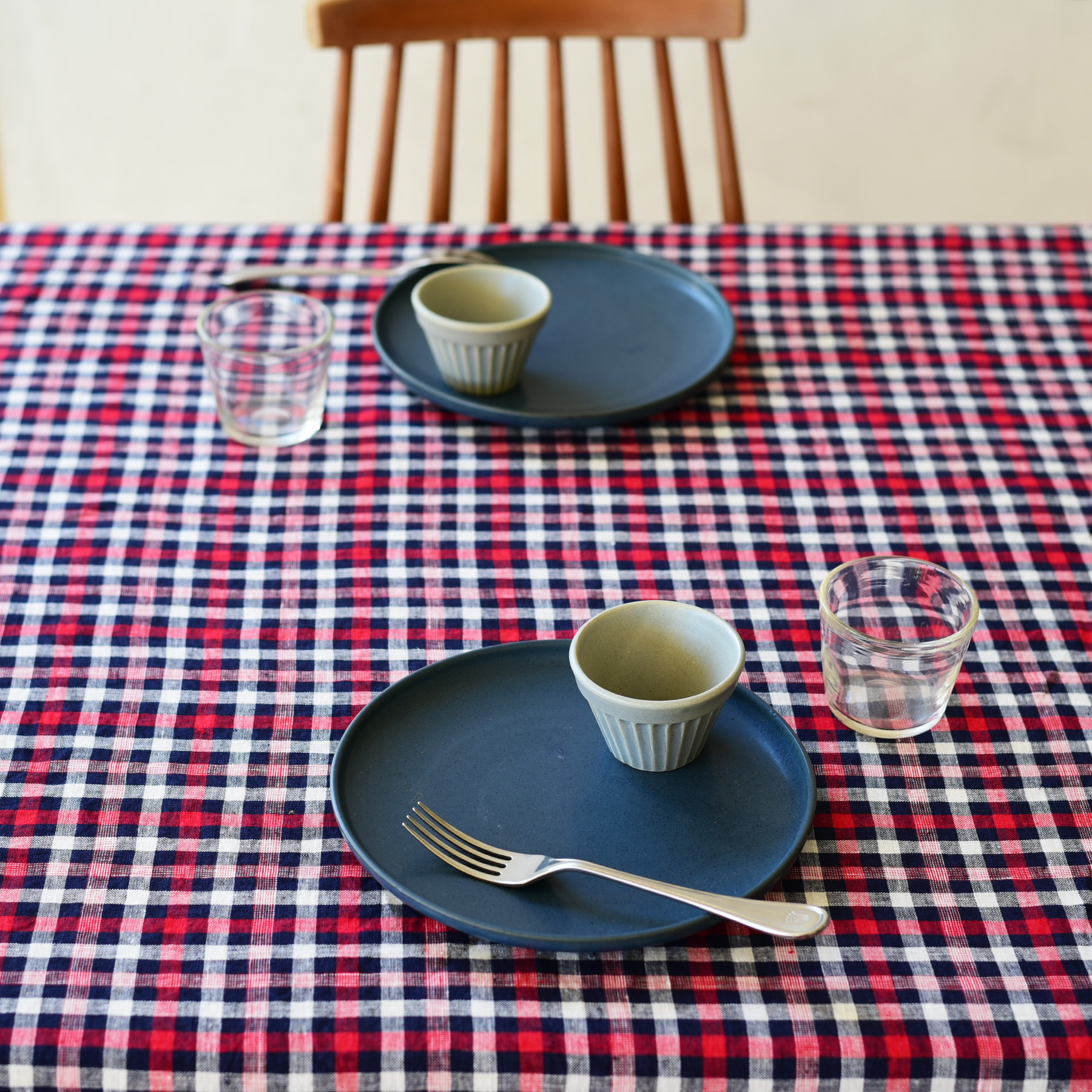 キッチンリネン :: 布・生地 :: トリコチェック#40 生地 幅154cm