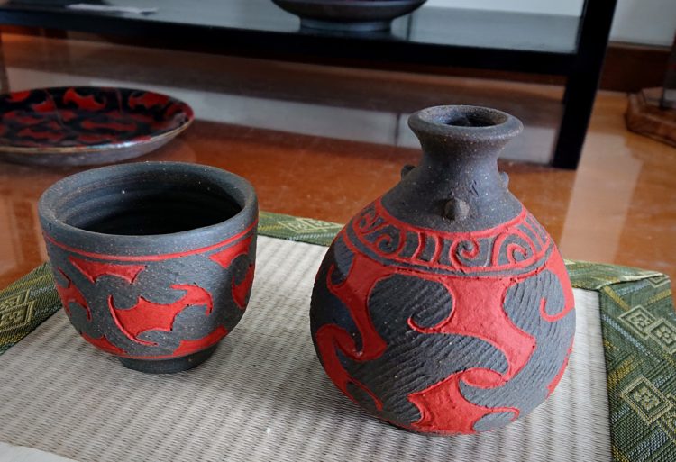 津軽亀ヶ岡焼 香炉 焼き物 津軽亀ヶ岡焼 香炉 焼き物 津軽亀ヶ岡焼