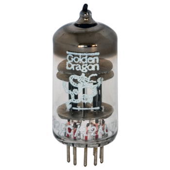 真空管(MTミニュチュア管)9ピン E82CC/12AU7-GD Golden Dragon製｜電子