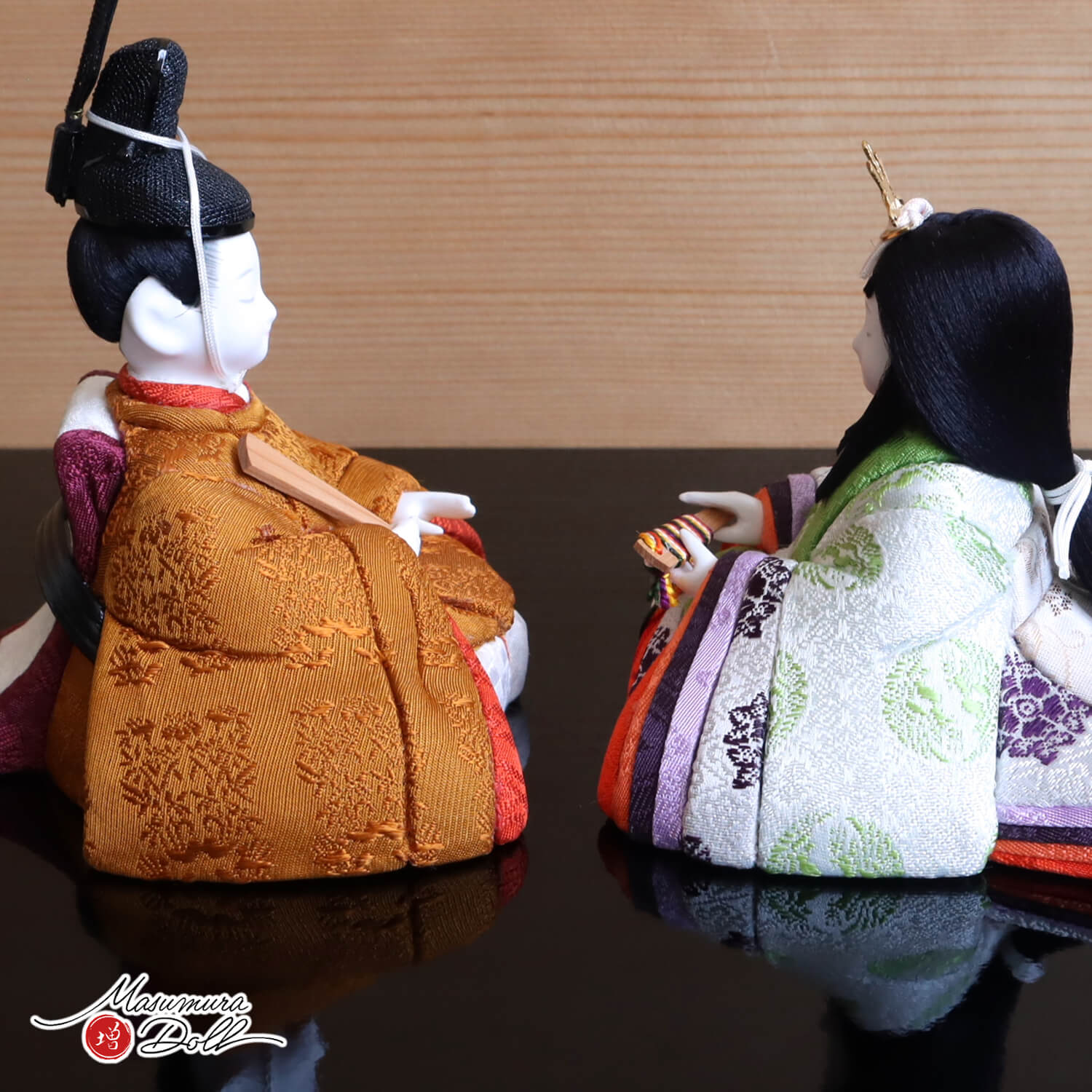 伝統的工芸品 三世・金林真多呂作 「雅雛」正絹西陣織 黄櫨染 天皇陛下