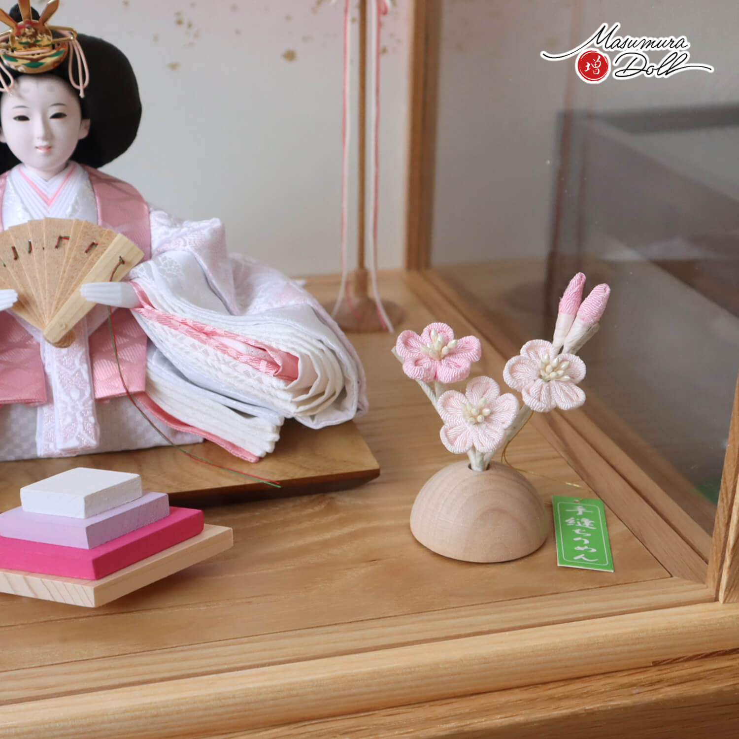 雛人形 ケース飾り コンパクト モダン おしゃれ インテリア ひな人形