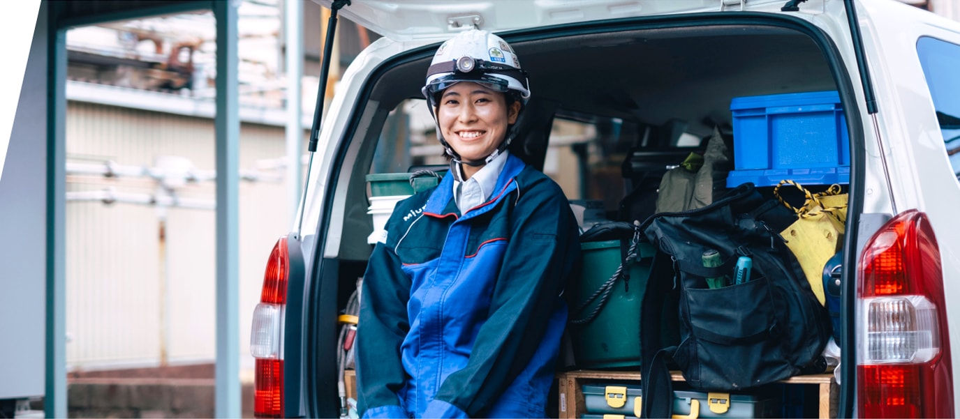 社員紹介 - 仕事・社員紹介｜三浦工業新卒者採用サイト