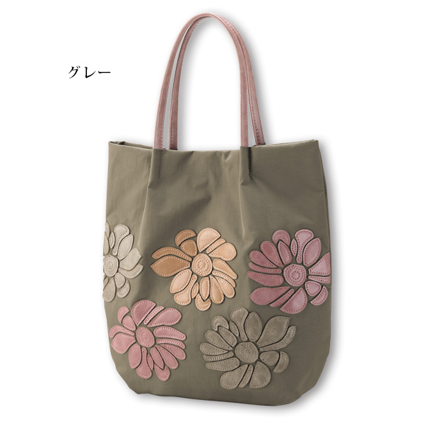 ツイルフラワーパッチワークトート | 京都通販ミセスのファッション館