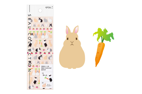 手帳シール うさぎ柄(82196006)