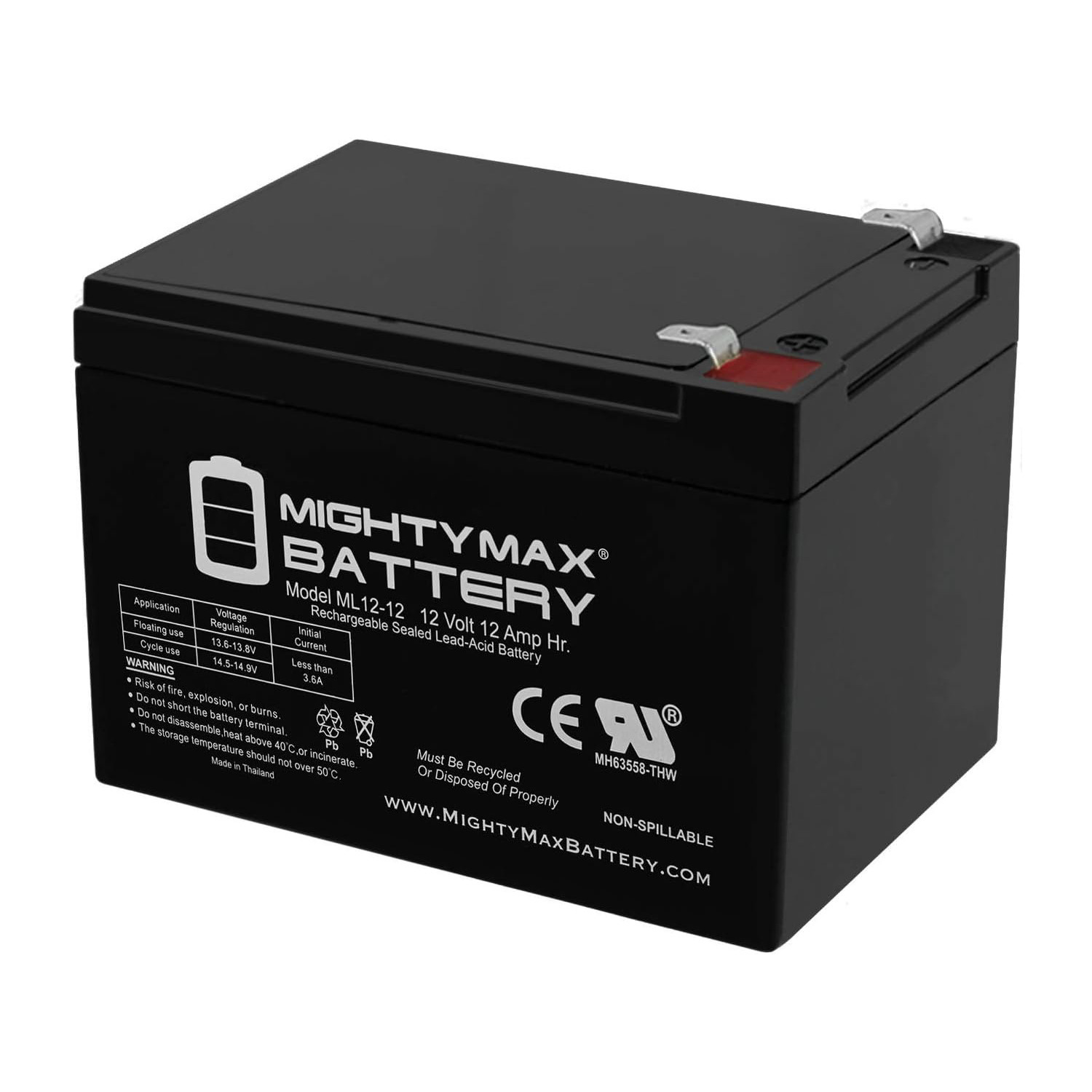 12V 12AH F2 Battery for Daiwa 500 Electric Fishing Reel