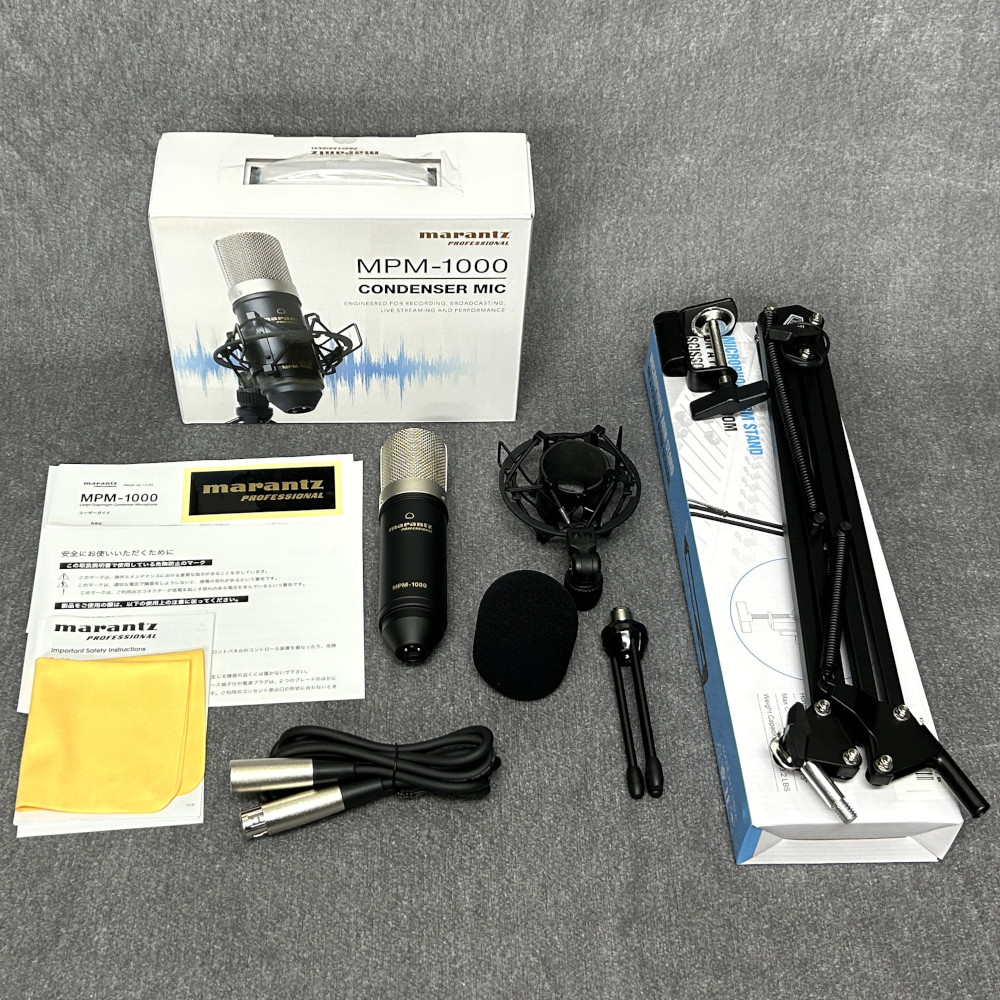 アウトレット品》マランツプロ コンデンサーマイク MPM1000 + アーム型