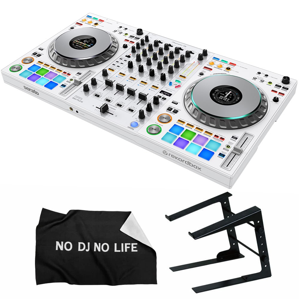 8/27発売》 Pioneer 4CH DJコントローラー DDJ-FLX10-W ホワイト + PC