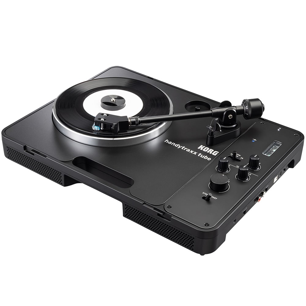 KORG ポータブル レコードプレーヤー handytraxx tube スピーカー内蔵