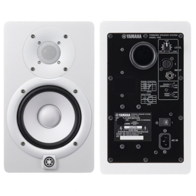 モニター スピーカー パワード DTM YAMAHA ヤマハ HS5 白（ペア）+ XLR
