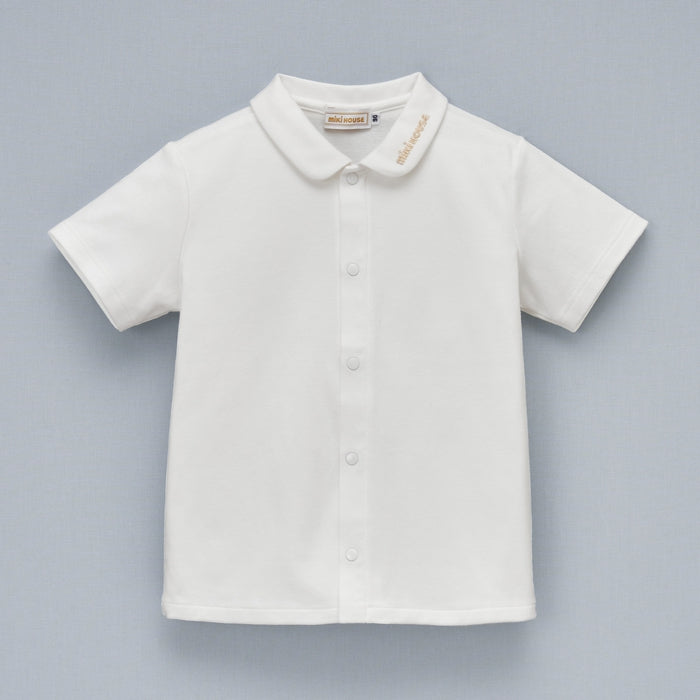 ゴールドレーベル】海島綿半袖ブラウス – ミキハウスオフィシャルサイト