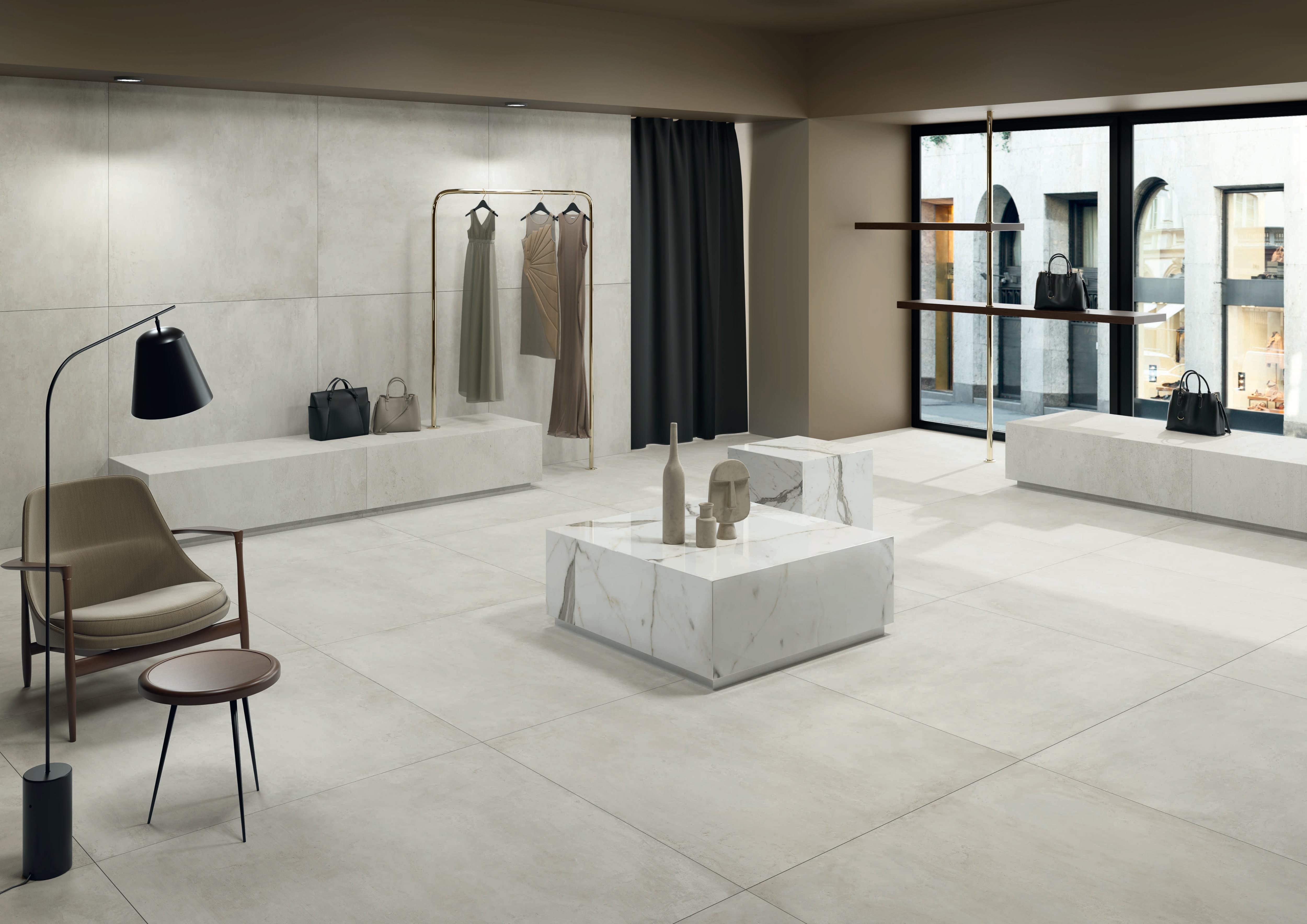 One 48x48 Matte Porcelain Tile in Chalk – MILE®stone