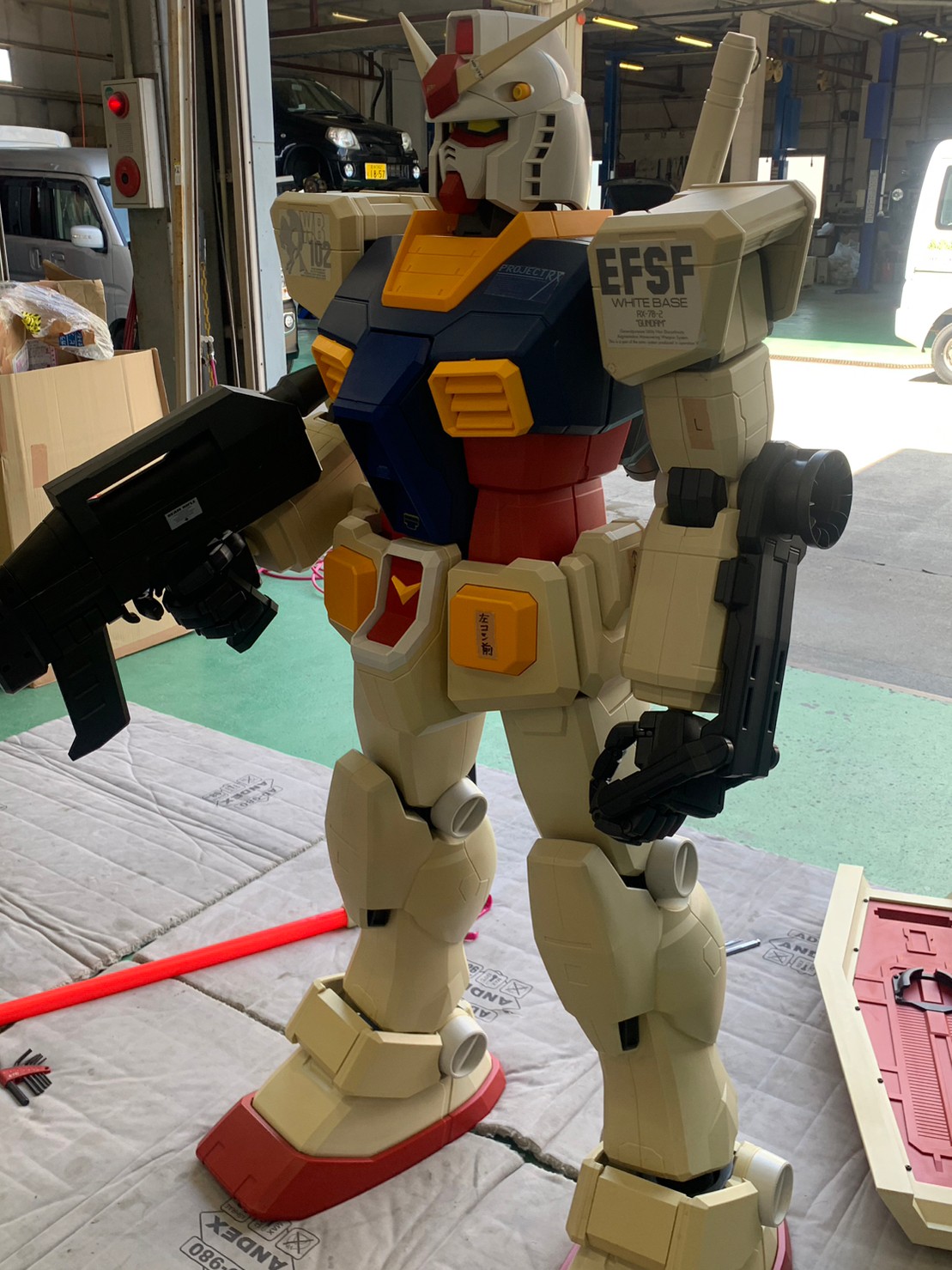 ガンダム（HY2M 1/12 RX78-2）復活への道ver2 最終 | ブログ | 石巻