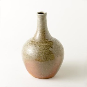 丹波立杭焼 俊彦窯 灰被り 瓶2 ｜ みんげい おくむら （日本と世界の