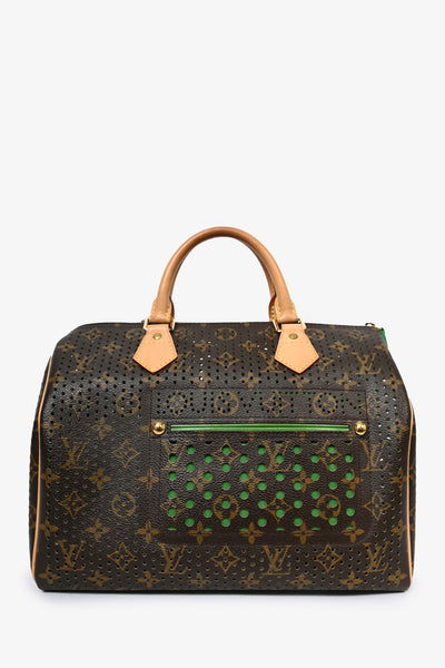 Louis Vuitton 2006 Limited Edition Monogram Perforated Speedy 30