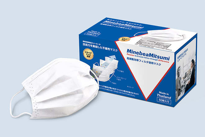 ミネベアミツミ製マスクが、日本産業規格（JIS）適合審査 T9001（医療