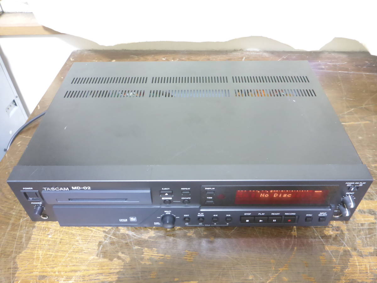 TASCAM MD-02 [MiniDisc Wiki]