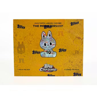 2025 Topps Chrome Labubu Hobby Box