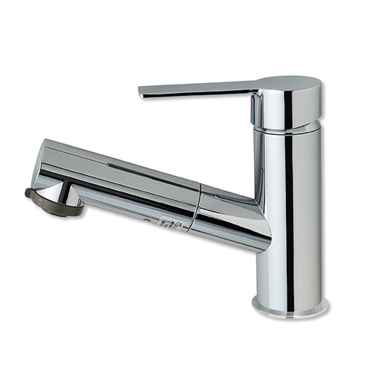 ルビアシャワー引出式混合水栓 K37531JV-13-VW(TA01729)｜洗面所・水