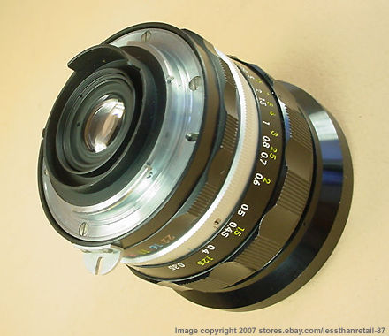 20mm f/3.5 Nikkor-UD Auto Lens