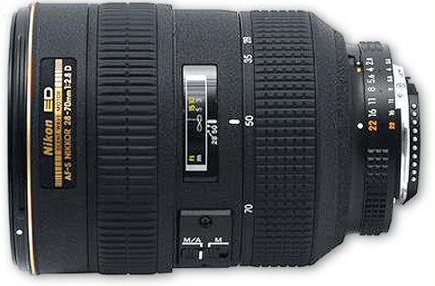 Nikon AF-S (autofocus) Zoom Nikkor 28-70mm f/2.8D ED-IF wide