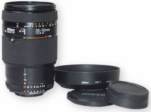 Nikon autofocus (AF) Zoom Nikkor 35-70mm f/2.8D wide-tele lens