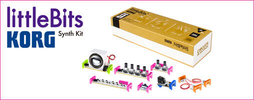 自分で組み立てられるシンセサイザーキット！KorgがlittleBits Synth