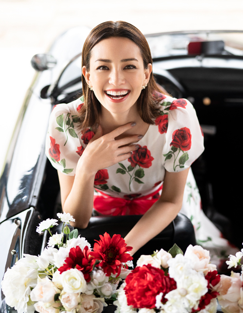 ローズプリントドレス | msgracy