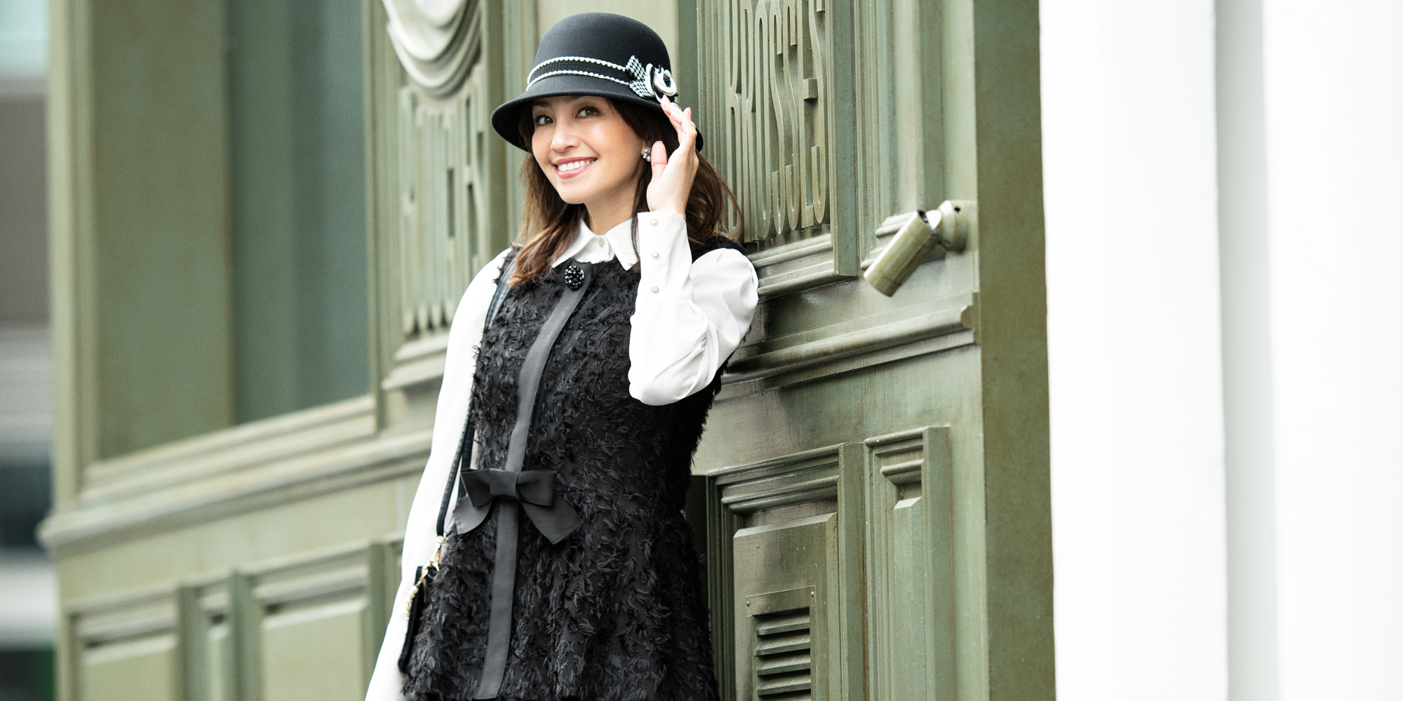 エムズグレイシー 2025新作❗️ファンシーツイードワンピース 38