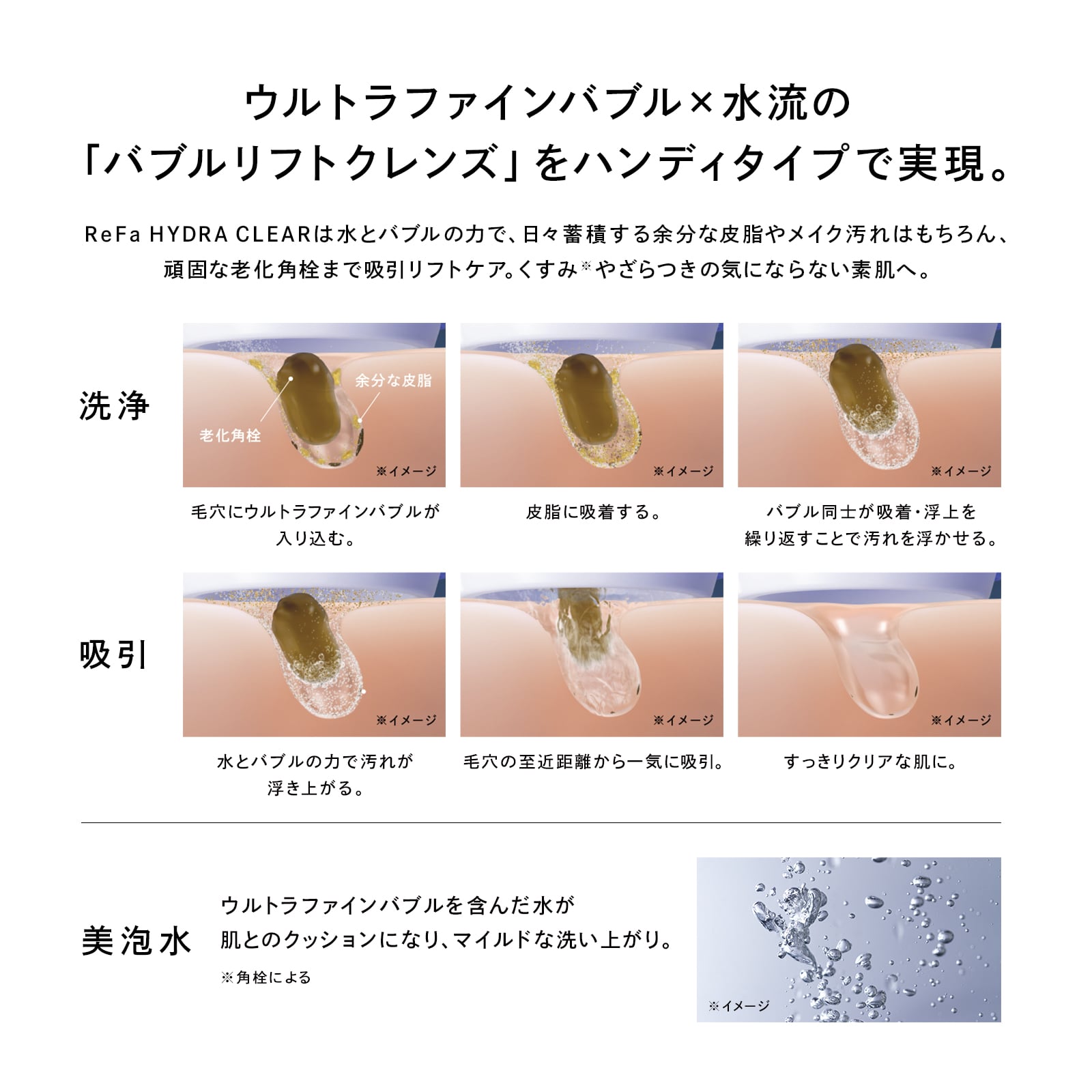 リファハイドラクリア（毛穴ケア） | 美容機器 | ReFa（リファ）公式