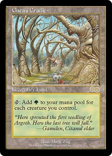 ガイアの揺籃の地 (Gaea's Cradle) | Urza's Saga Japanese Regular