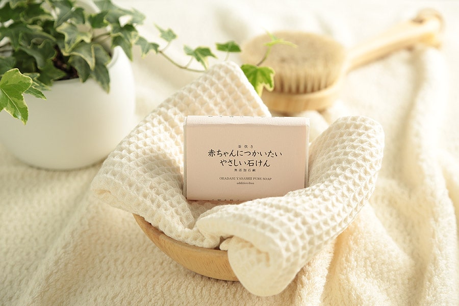 洗顔・全身洗えます！【赤ちゃんにつかいたいやさしい石鹸】無添加石鹸