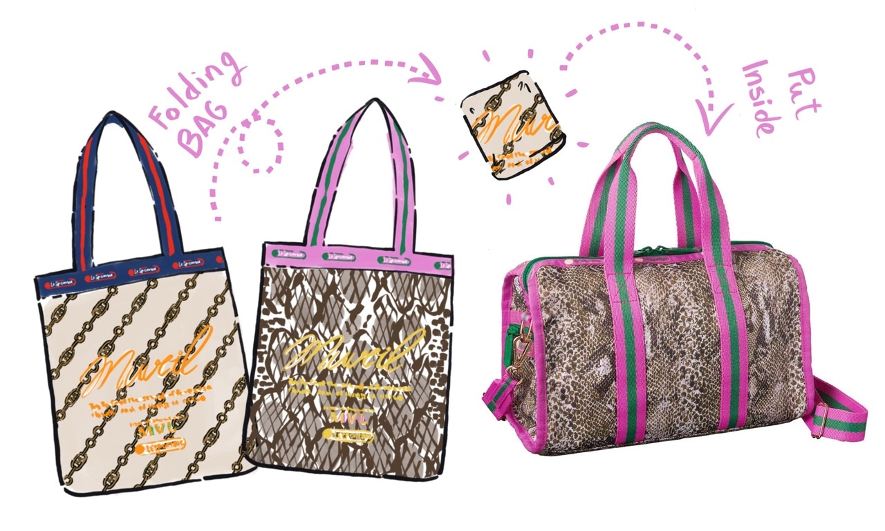 Vol.50 MUVEIL×LeSportsac