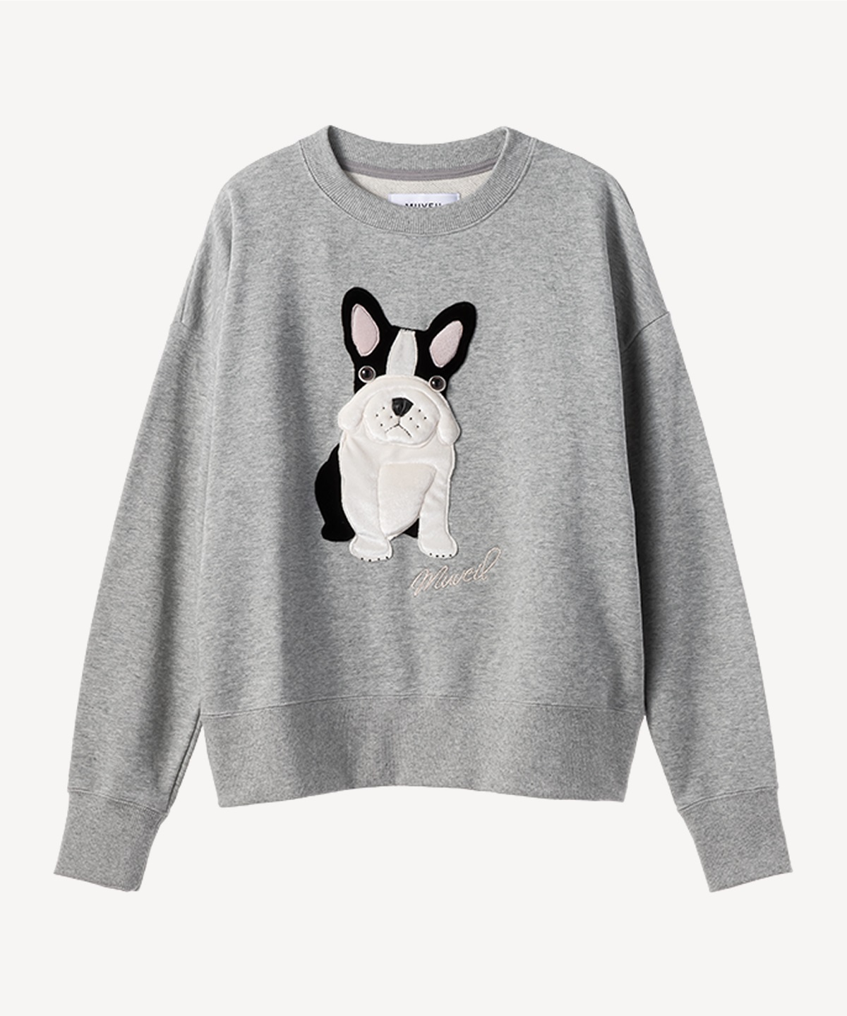 フレンチブルドッグ裏毛プルオーバー | MUVEIL Online Shop