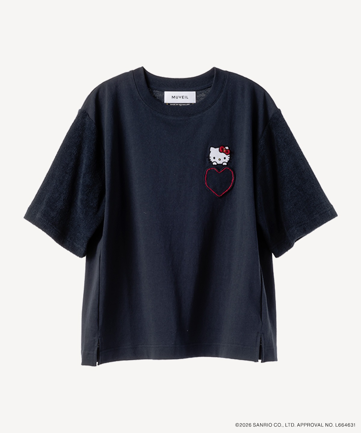 サンリオキャラクターズコラボ ハローキティ Tシャツ | MUVEIL Online Shop