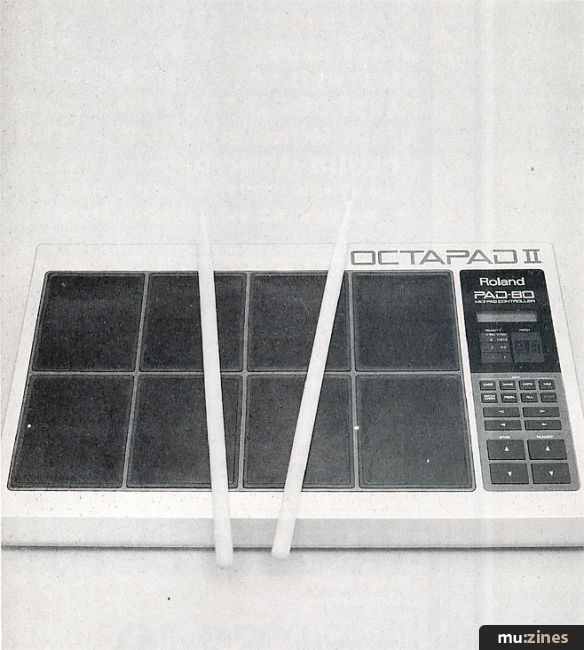 Roland PAD80 Octapad II (MT Sep 88)